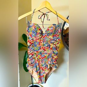 J. Crew: One Piece Swimsuit ‘Liberty of London’ Print - Size 4
